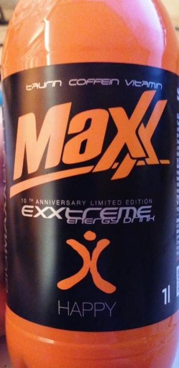 Fotografie - Maxx exxtreme energy drink Happy