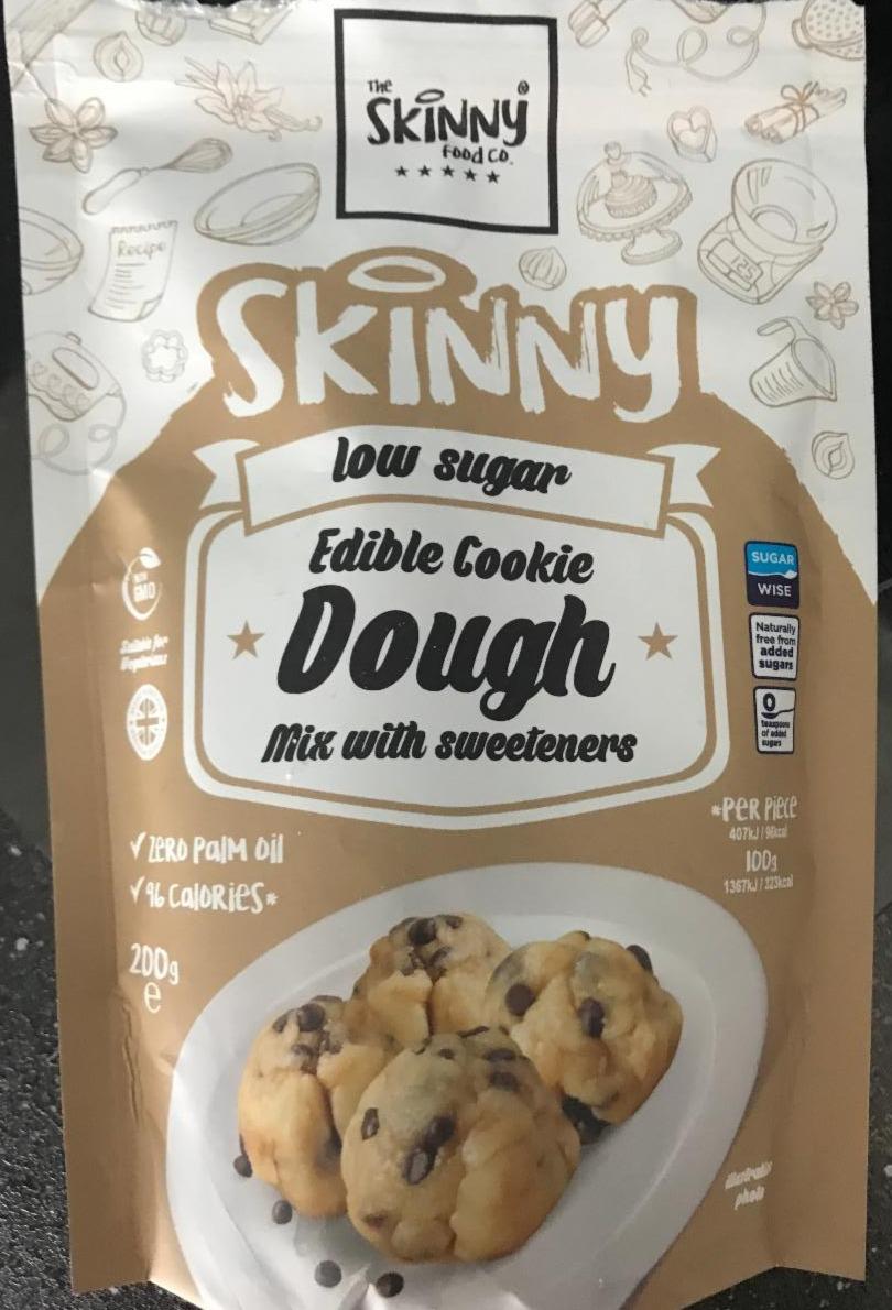 Fotografie - Skinny low sugar Edible Cookie Dough Mix with sweeteners Skinny Food Co.