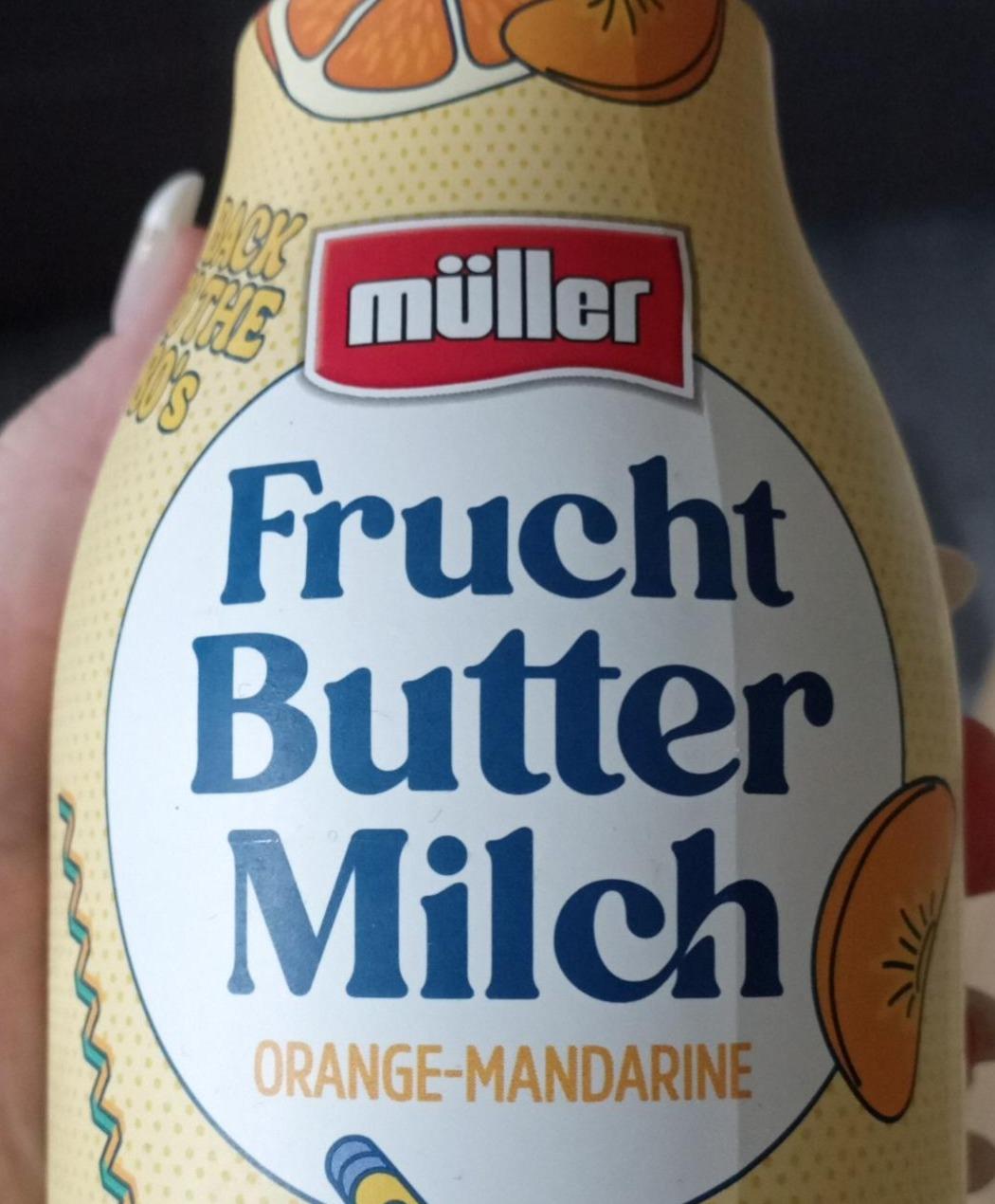 Fotografie - Frucht Butter Milch Orange-Mandarine Müller