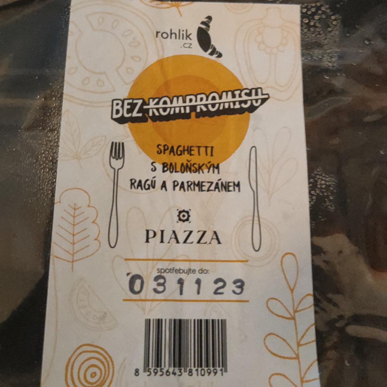 Fotografie - Spaghetti s boloňským ragú a parmezánem Rohlik.cz