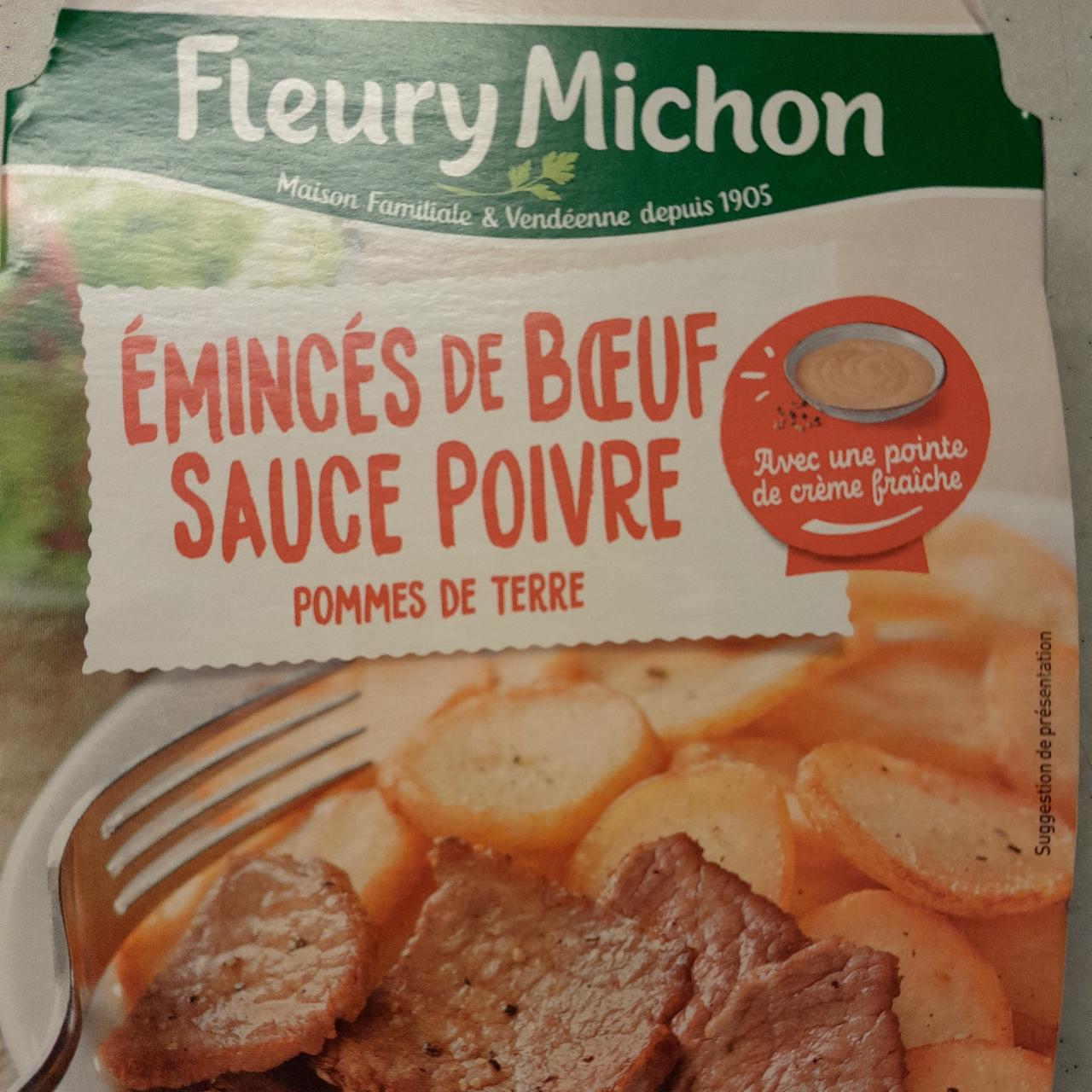 Fotografie - Émincés de Boeuf Sauce Poivre Pommes de Terre Fleury Michon