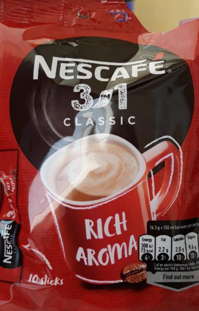 Fotografie - Nescafe 3in1 rich aroma