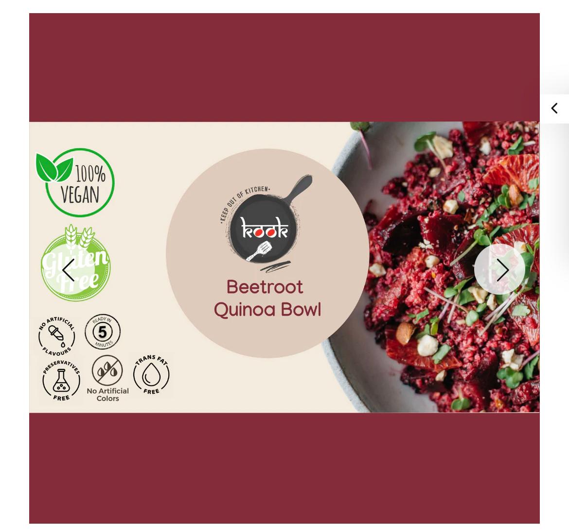 Fotografie - Beetroot quinoa bowl