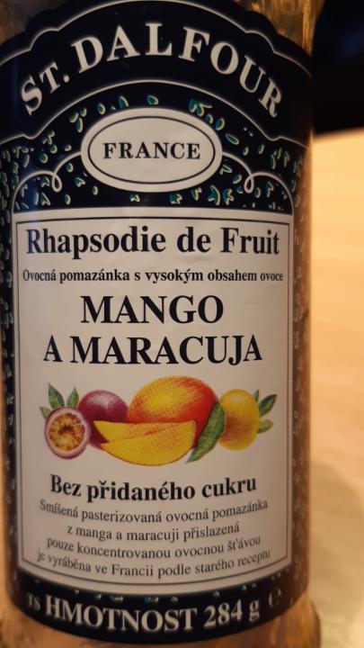 Fotografie - Ovocná pomazánka mango a maracuja St.Dalfour
