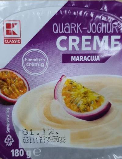 Fotografie - Quark-Joghurt-Creme Maracuja K-Classic