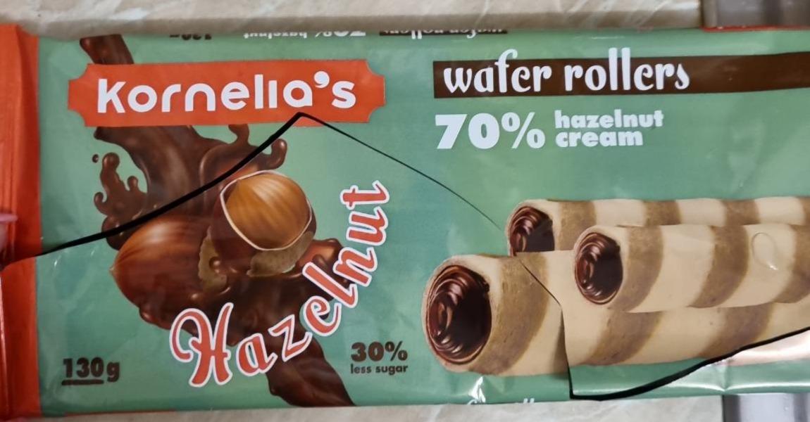 Fotografie - Wafer rollers 70% hazelnut cream Kornelia's