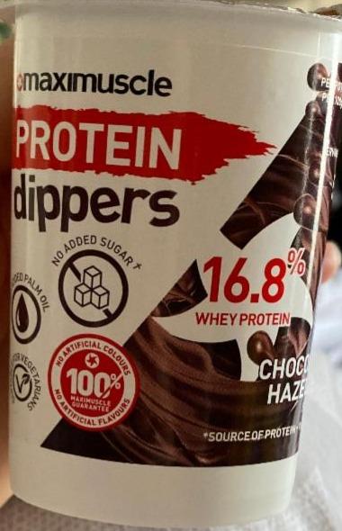 Fotografie - Protein Dippers Chocolate Hazelnut Flavour MaxiMuscle