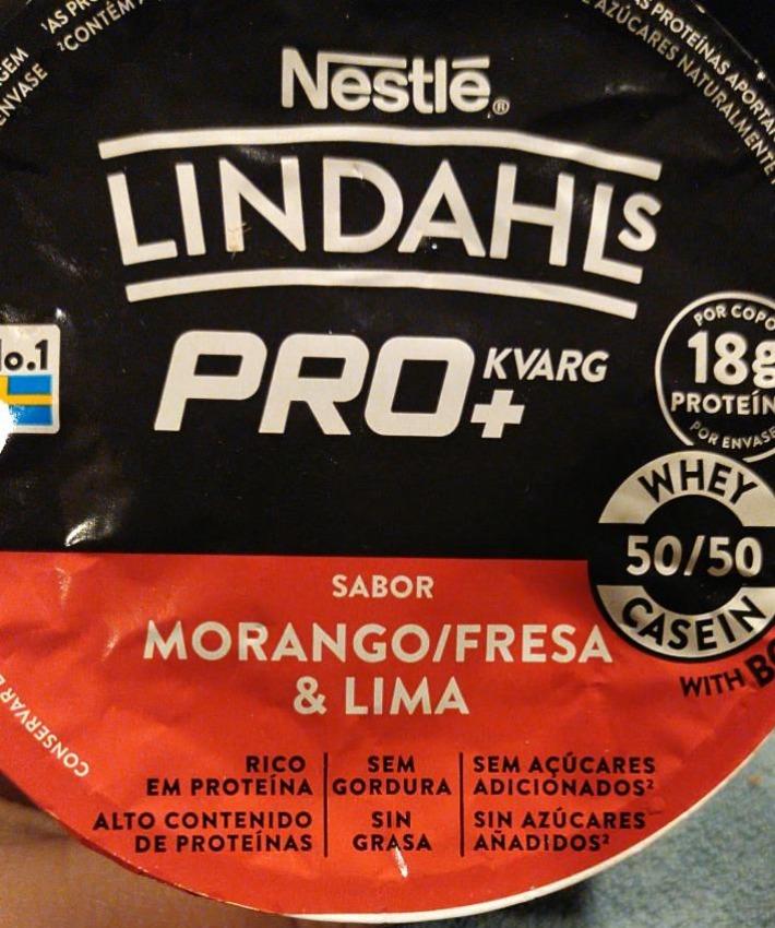 Fotografie - Lindahls Pro+ Kvarg Morango/Fresa & Lima Nestlé