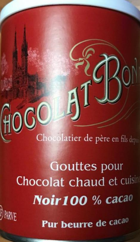 Fotografie - Noir 100% Cacao Chocolat Bonnat