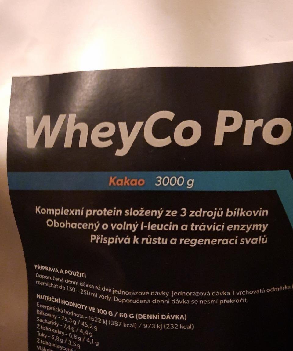 Fotografie - WheyCo Pro kakao Body-Test