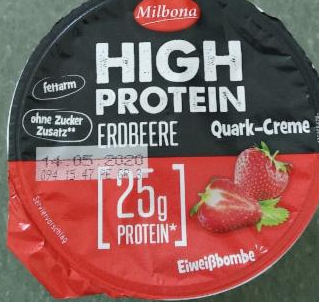 Fotografie - High Protein Erdbeere Milbona