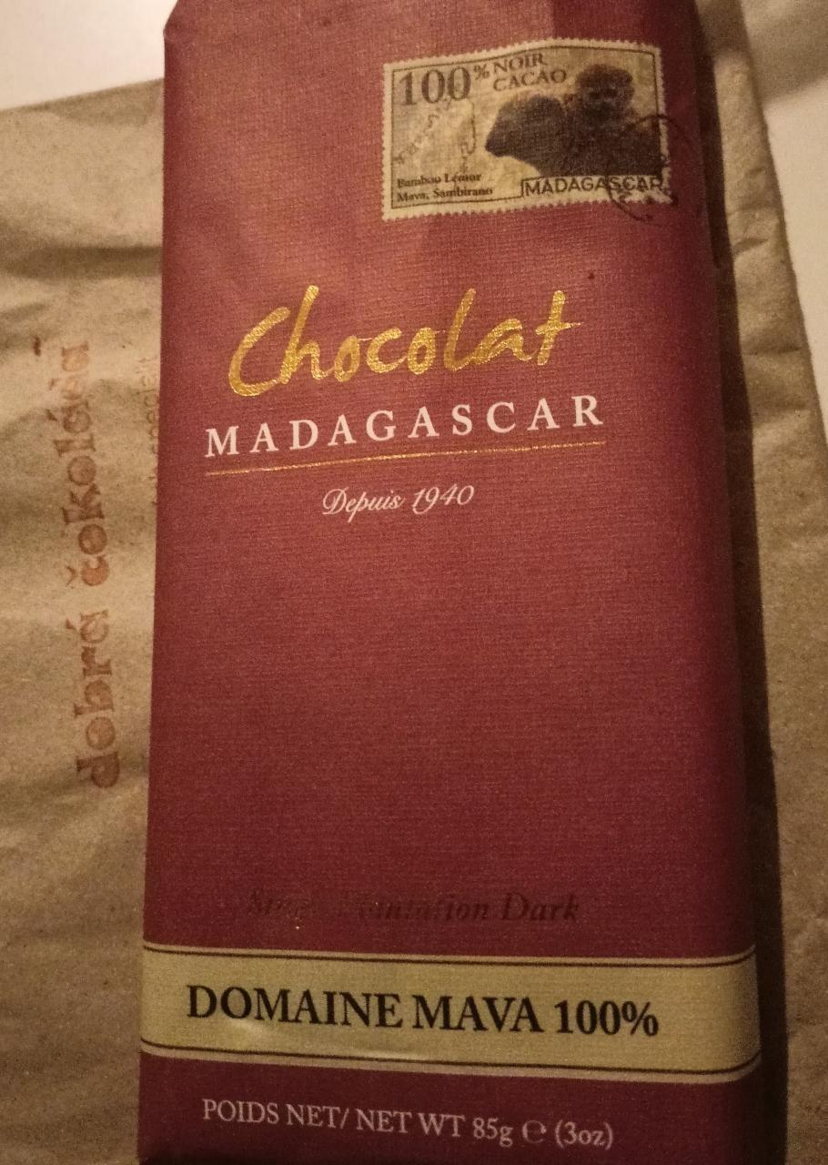 Fotografie - Chocolat Madagascar Domaine Mava 100%