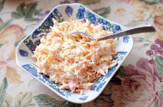 Fotografie - coleslaw salát s majonézou