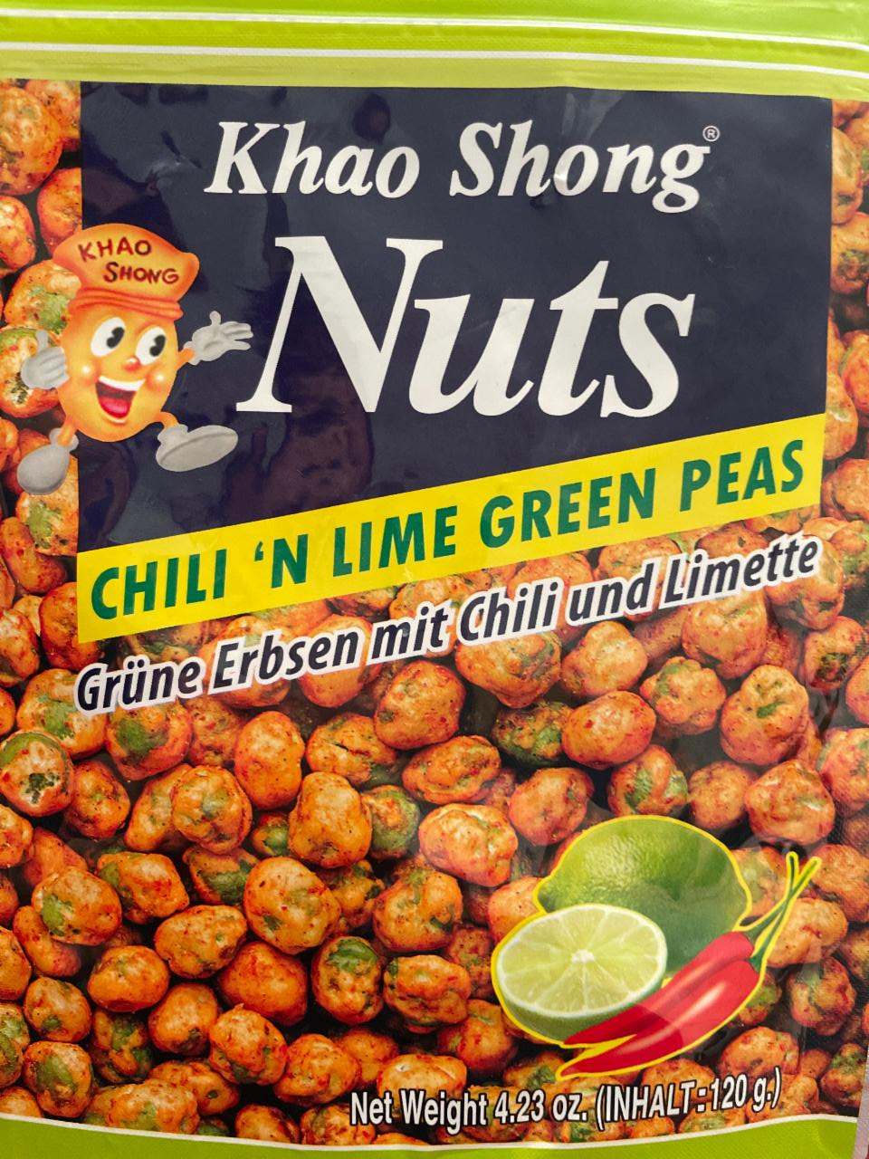 Fotografie - Nuts Chili 'N Lime Peas Khao Shong