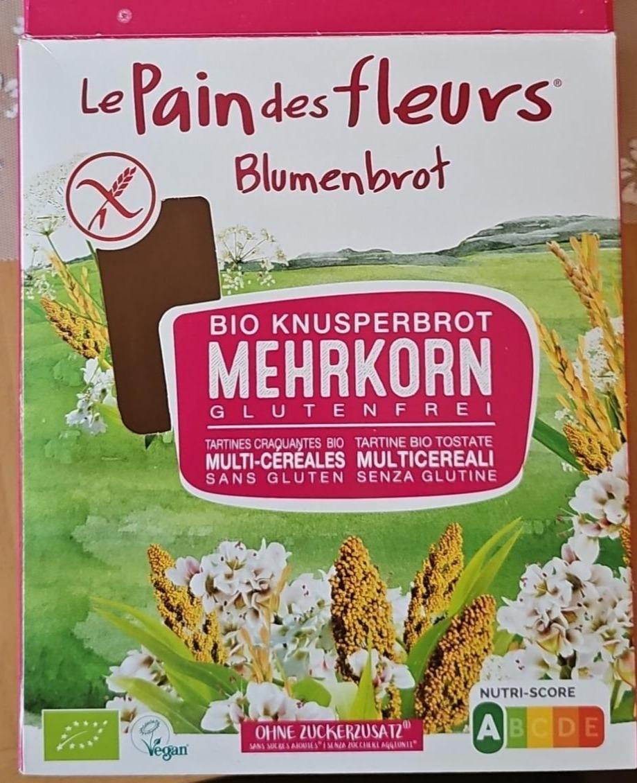 Fotografie - Blumenbrot Bio Knusprige Mehrkorn glutenfrei Le Pain des Fleur
