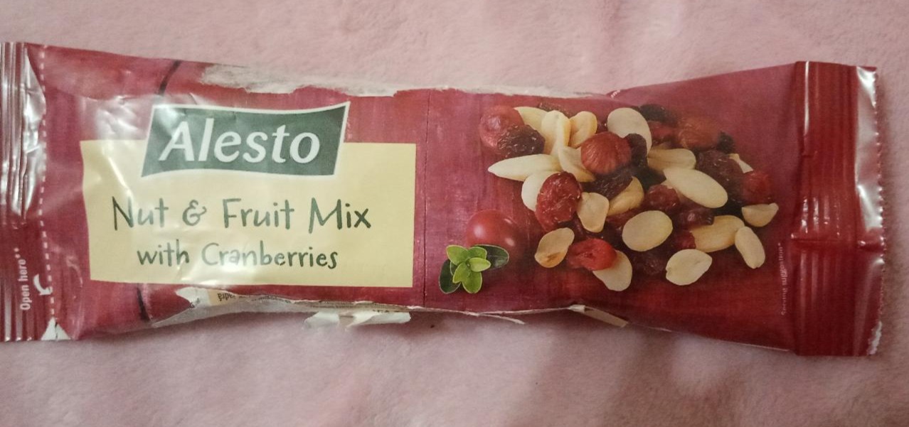 Fotografie - Nut & Fruit Mix with Cranberries Alesto