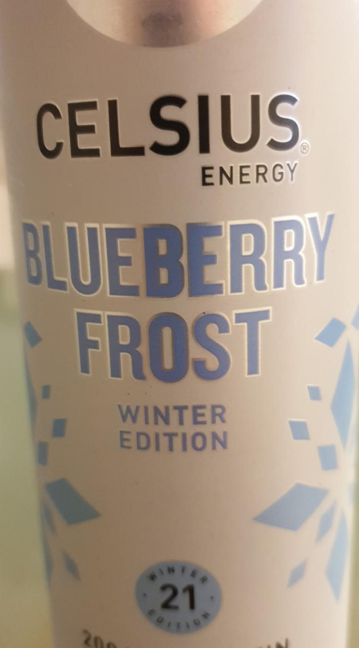 Fotografie - Energy Blueberry Frost Winter Edition Celsius