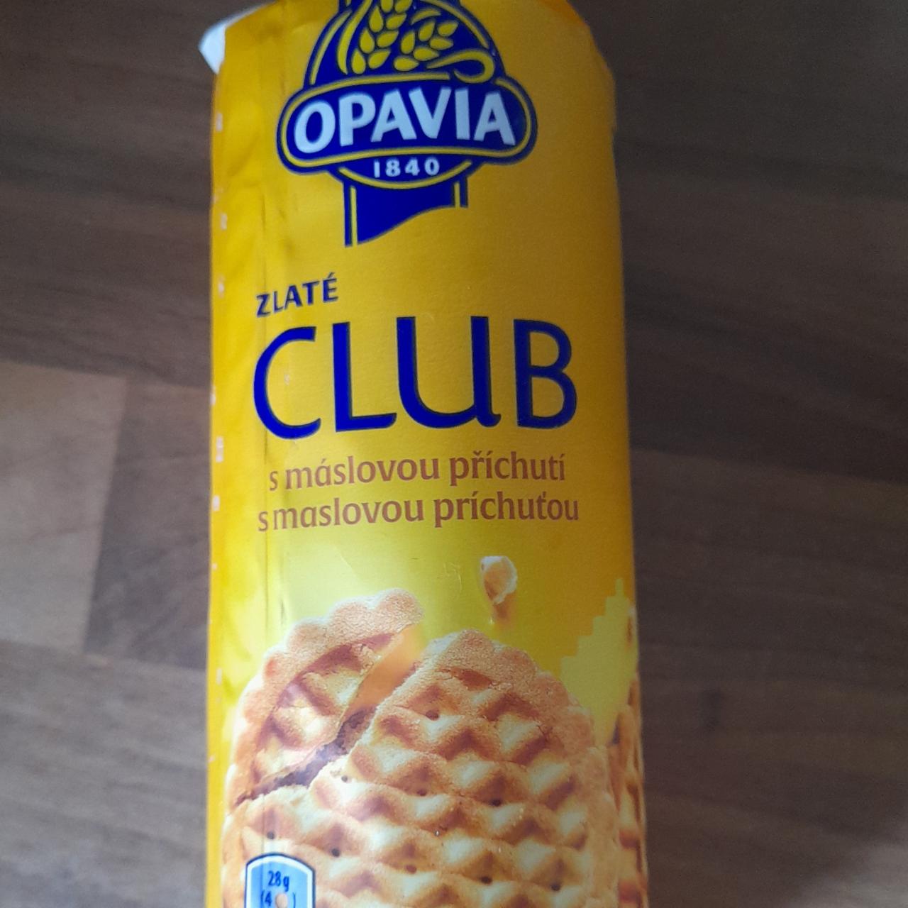 Fotografie - Zlaté club s máslovou příchutí Opavia