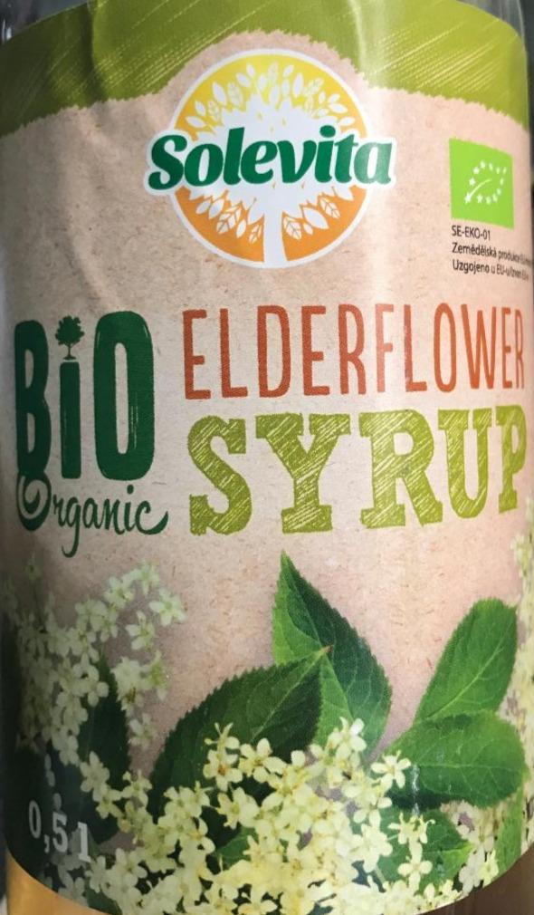 Fotografie - Bio Organic Elderflower Syrup Solevita