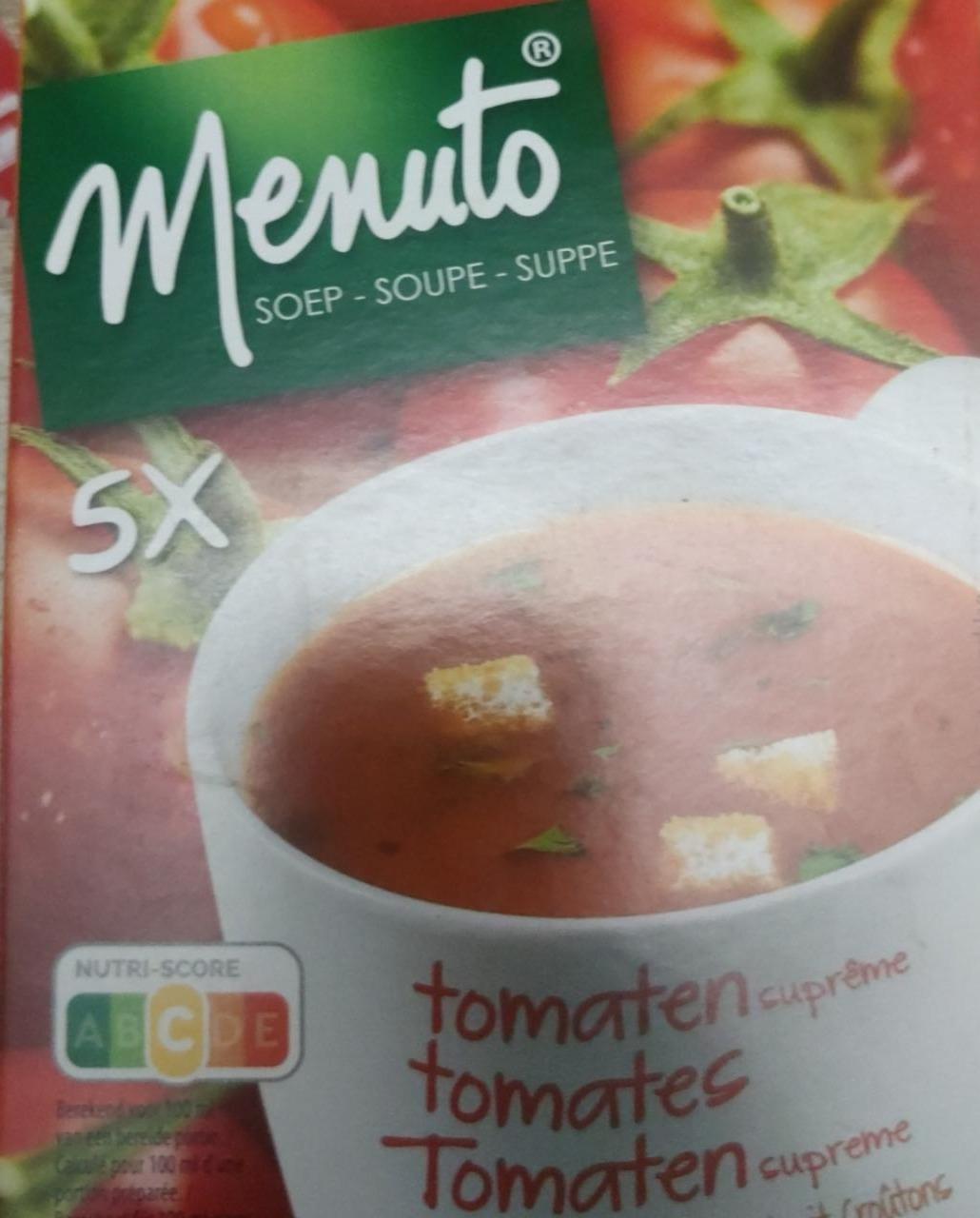 Fotografie - tomaten soupe Menuto