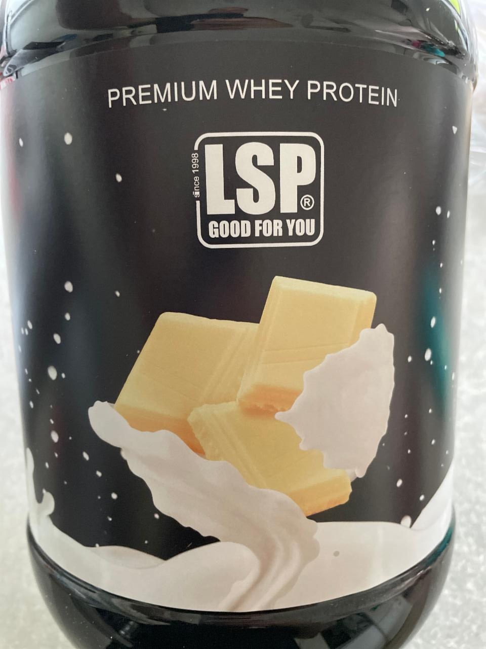 Fotografie - Premium whey protein white chocolate LSP