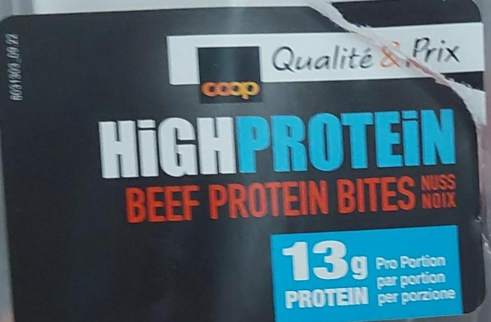 Fotografie - High Protein Beef Bites Coop Qualite & Prix