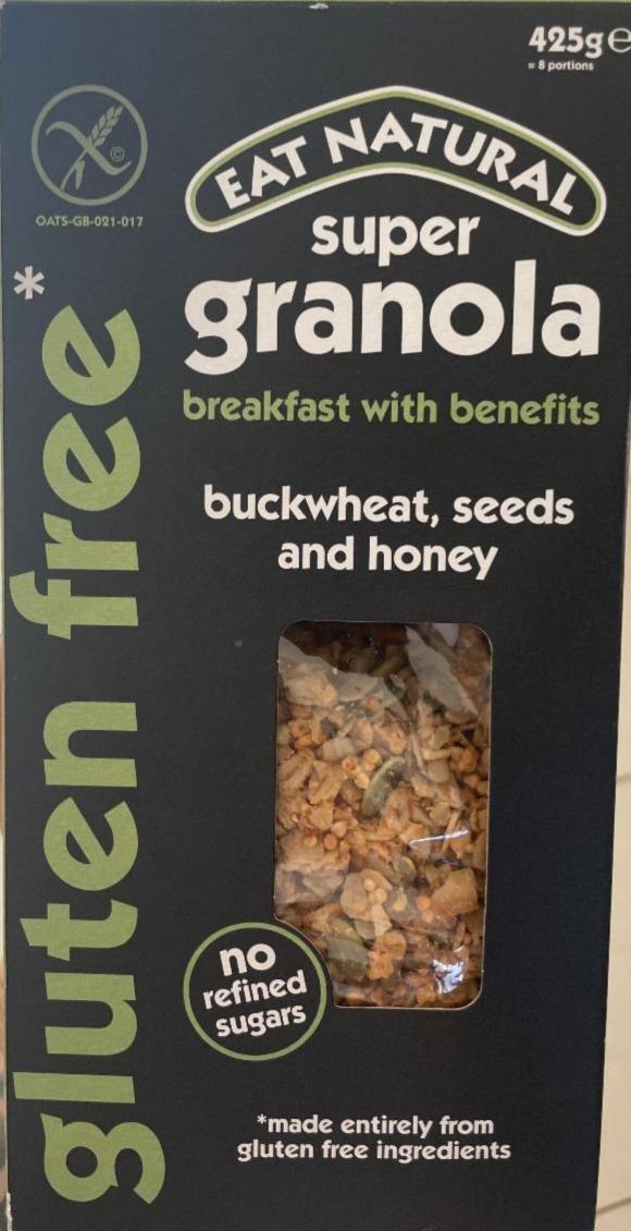 Fotografie - Super Granola gluten free Buckwheat and Honey Eat Natural