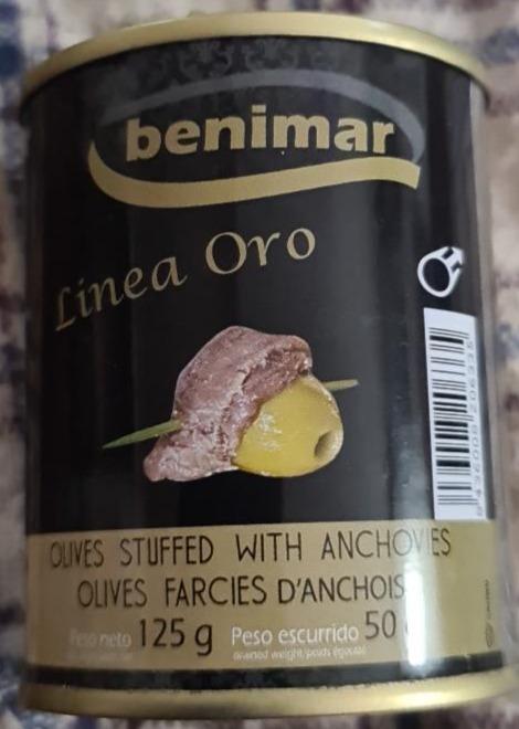 Fotografie - Olives stuffed with Anchovies Benimar