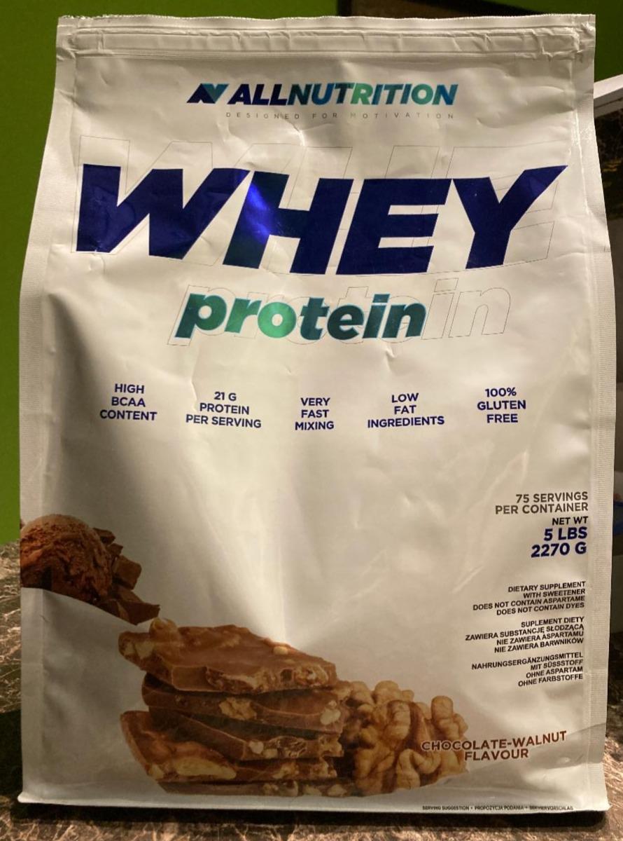Fotografie - Whey Protein Chocolate-Walnut Flavour Allnutrition
