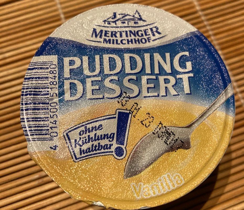 Fotografie - Pudding Dessert Vanilla Mertinger Milchhof