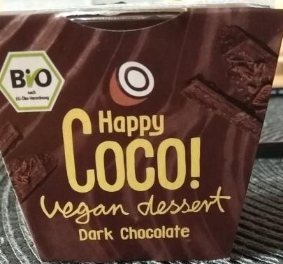 Fotografie - Bio Vegan Dessert Dark Chocolate Happy Coco!