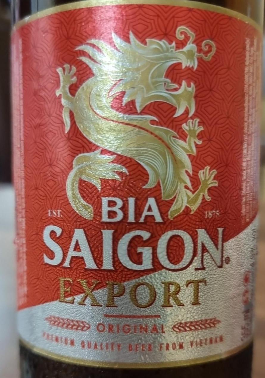 Fotografie - Bia Saigon Export Original 4.9%