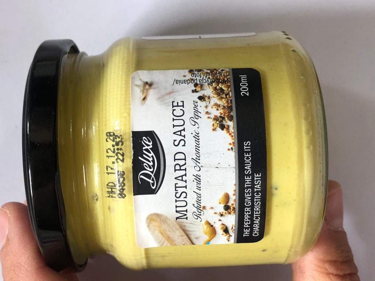 Fotografie - Deluxe Mustard - Sauce Pfeffer