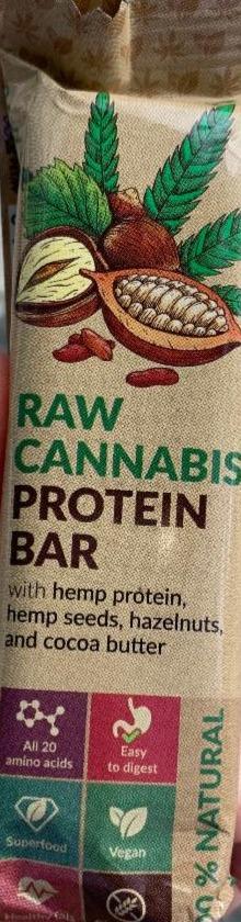 Fotografie - Raw cannabis protein bar
