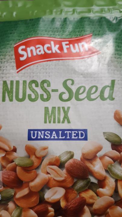 Fotografie - Nuss-Seed Mix unsalted Snack Fun