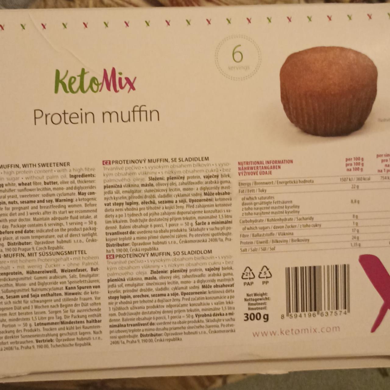 Fotografie - Protein muffin Ketomix