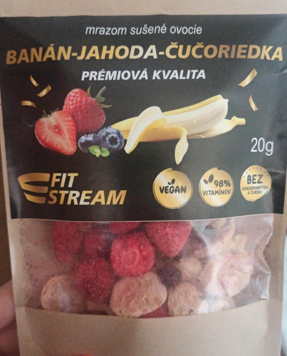 Fotografie - Mrazom sušené ovocie banán-jahoda-čučoriedka Fitstream