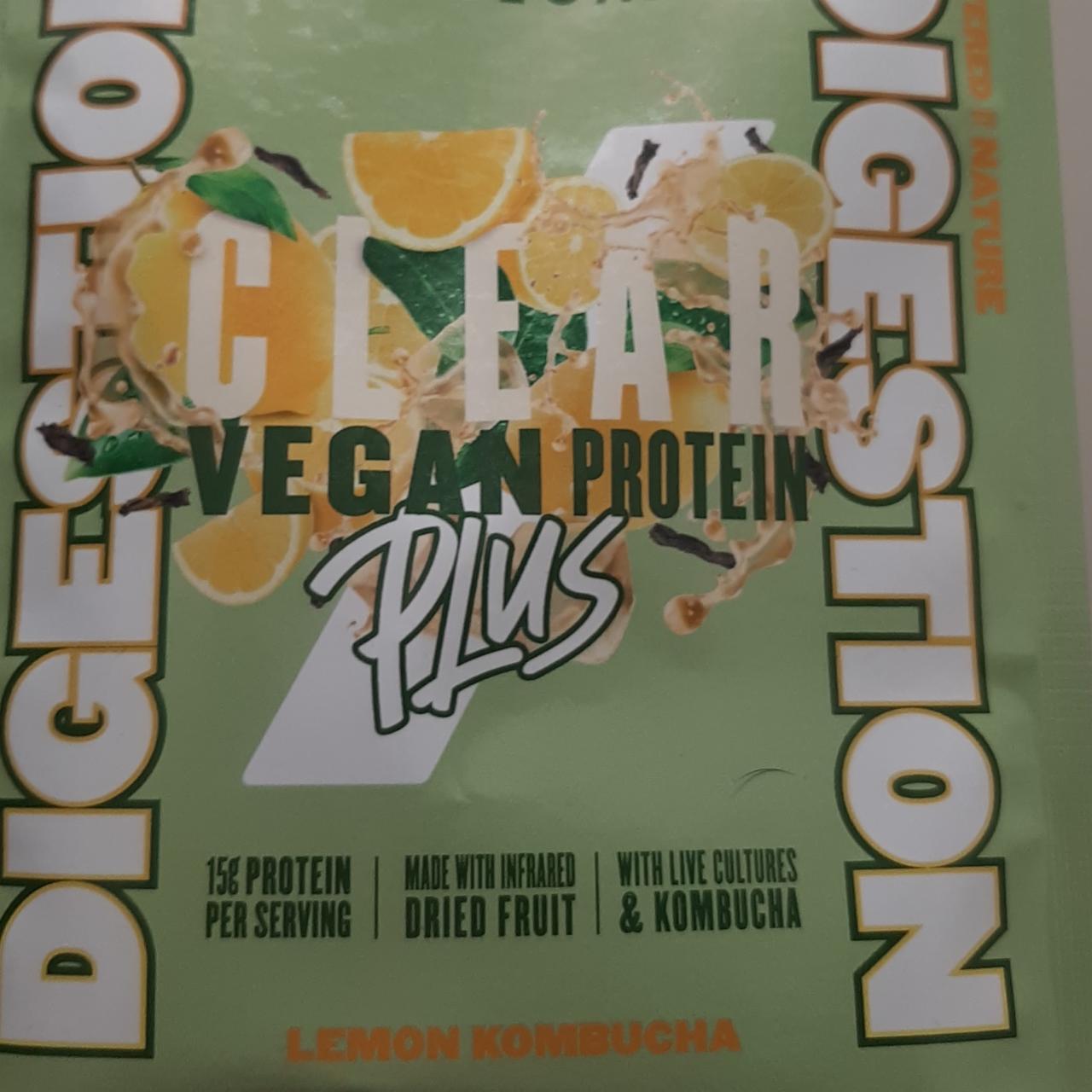 Fotografie - Clear Vegan Protein Plus Digestion Lemon Kombucha MyVegan