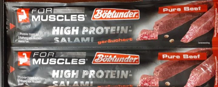 Fotografie - High protein salami For Muscle beef