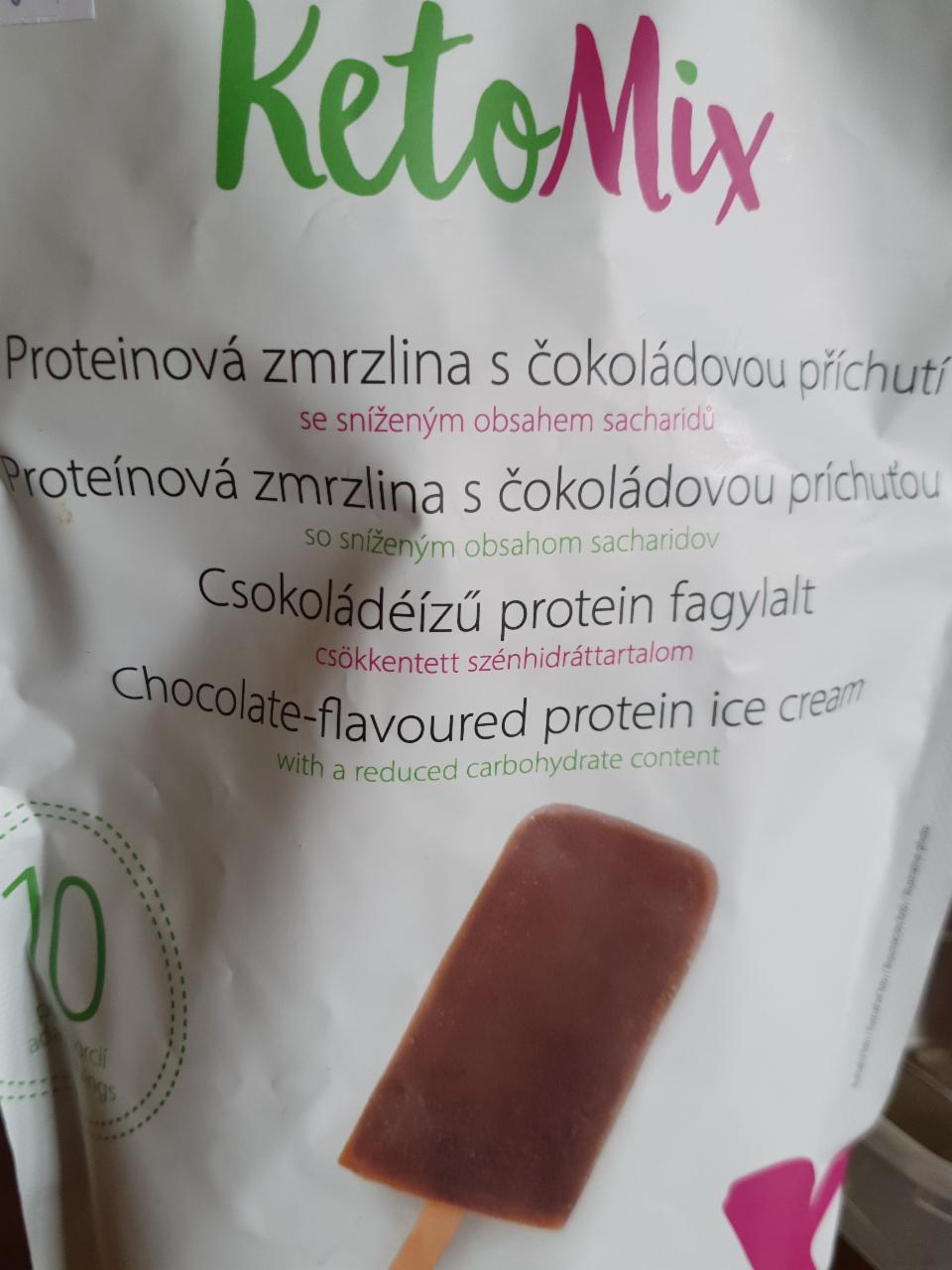 Fotografie - Proteinová zmrzlina s čokoládovou příchutí KetoMix