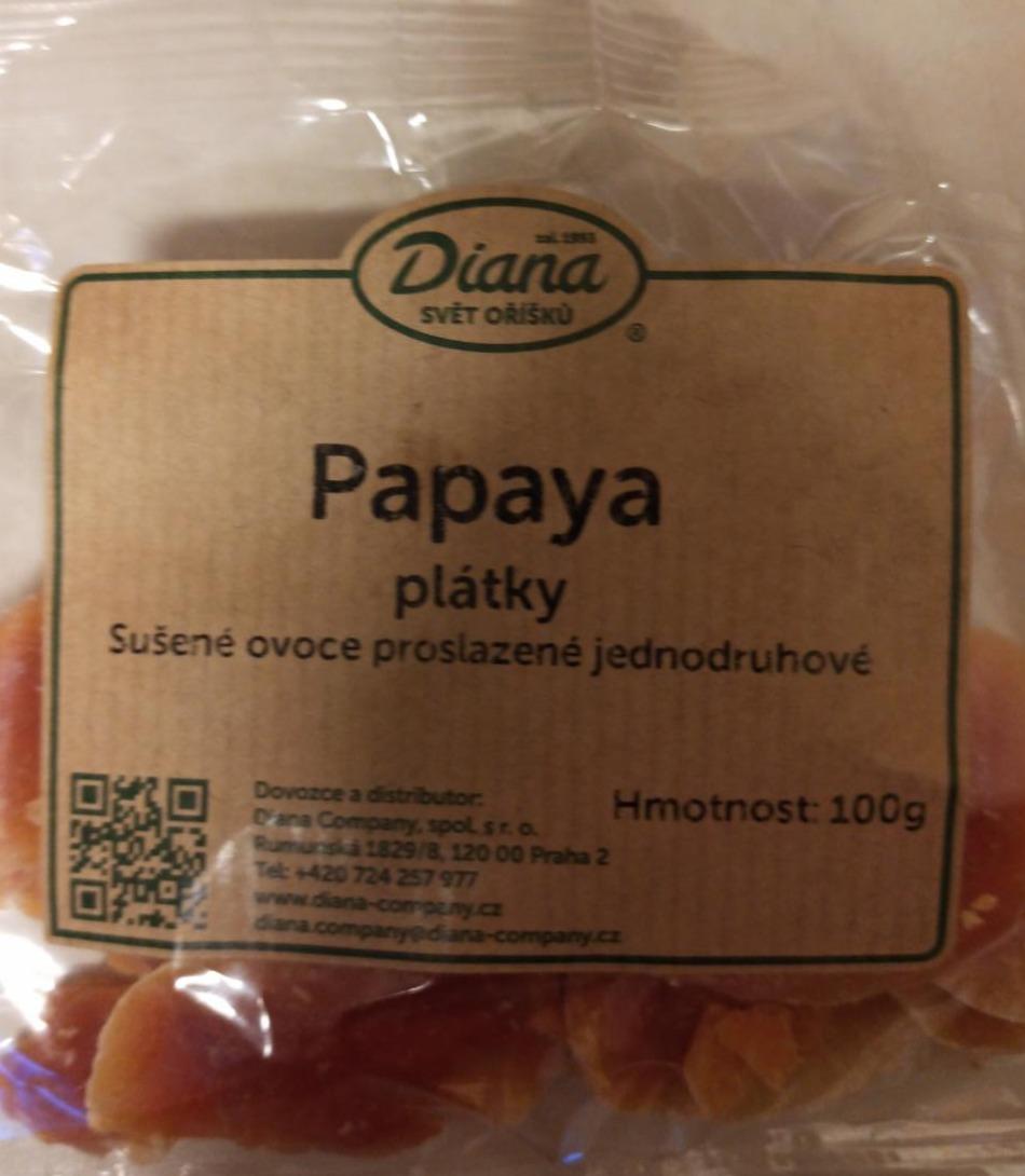 Fotografie - Papaya plátky Diana Svět oříšků