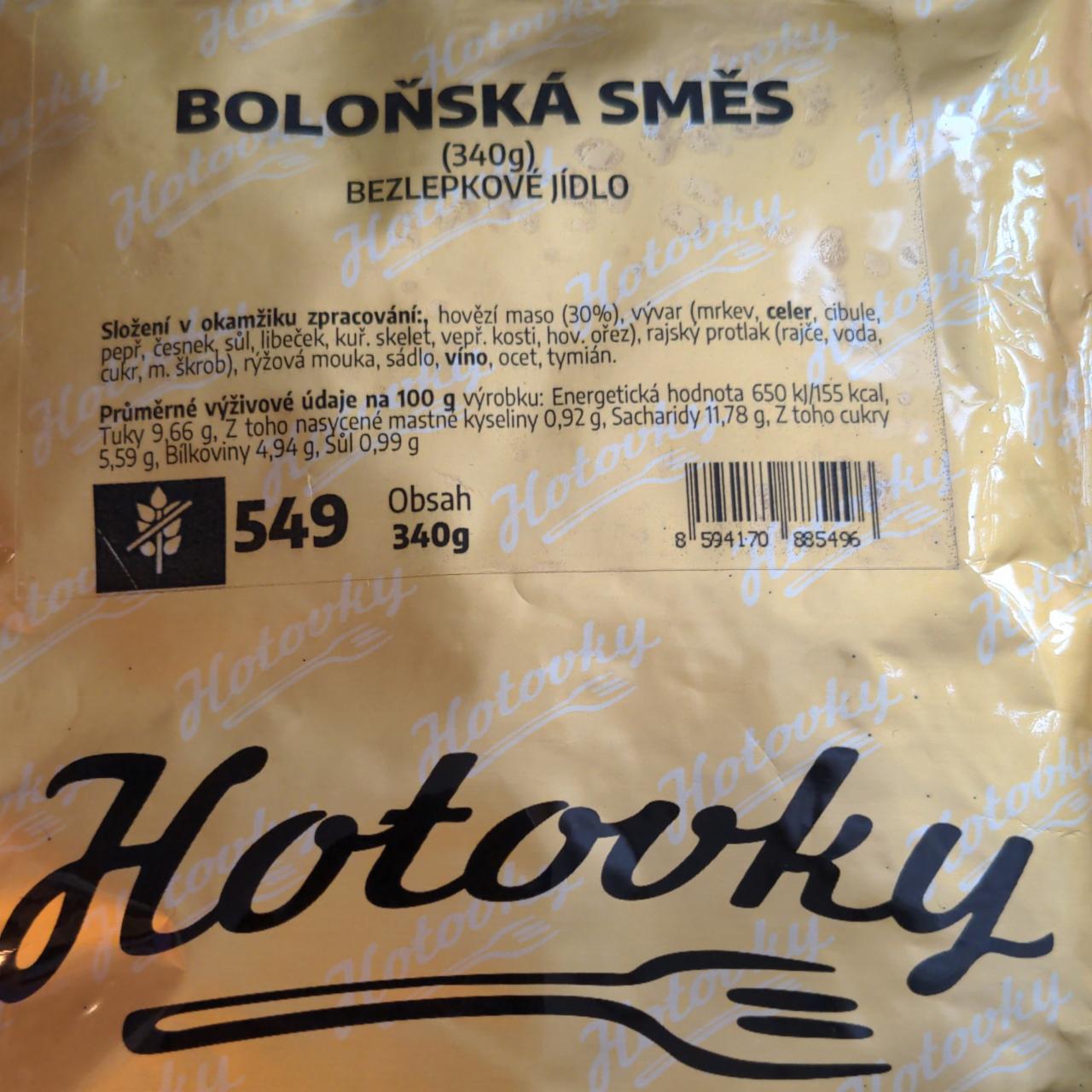 Fotografie - Boloňská bezlepková směs Hotovky.cz