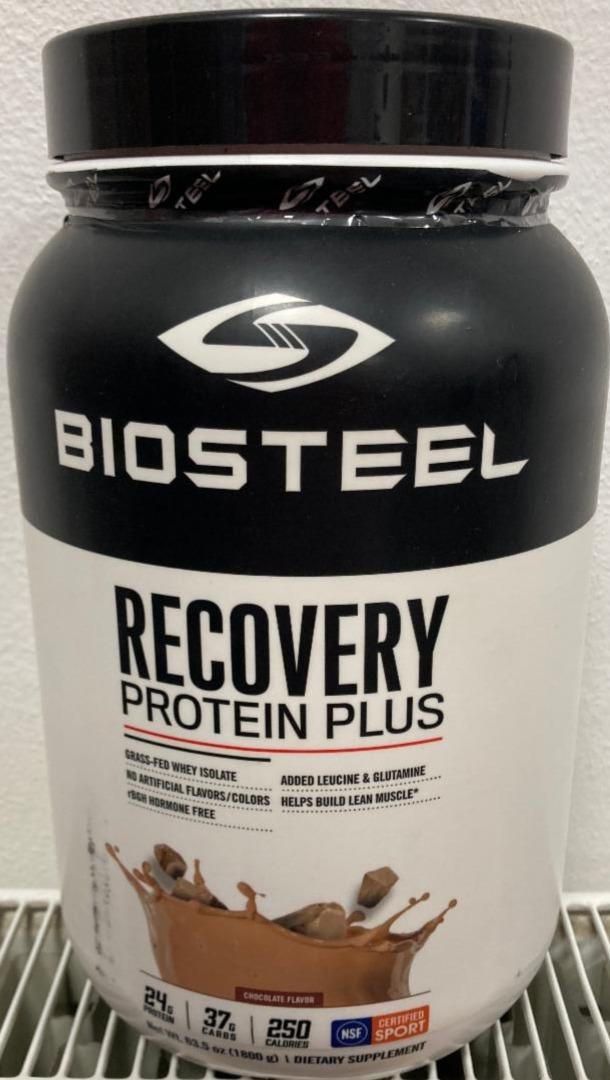 Fotografie - Recovery Protein Plus chocolate Biosteel