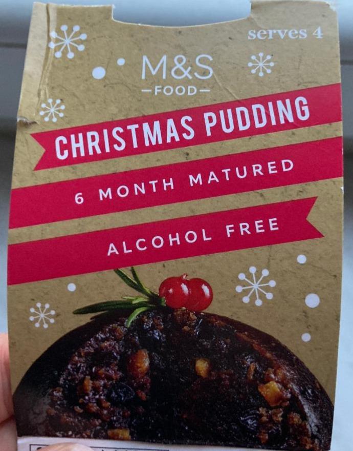 Fotografie - Christmas pudding 6 month matured alcohol free M&S Food