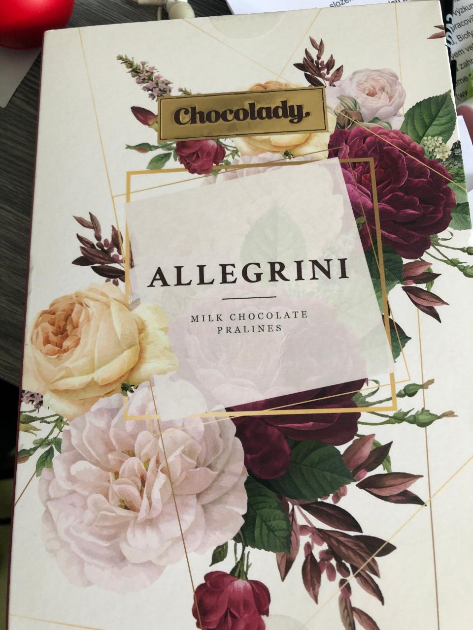 Fotografie - Allegrini milk chocolate pralines Chocolady