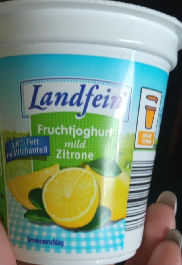 Fotografie - Frucht Joghurt mild Zitrone Landfein