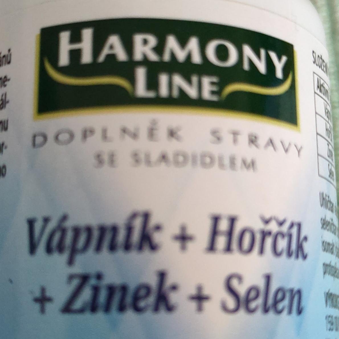 Fotografie - Vápník+Hořčík+Zinek+Selen Harmony Line