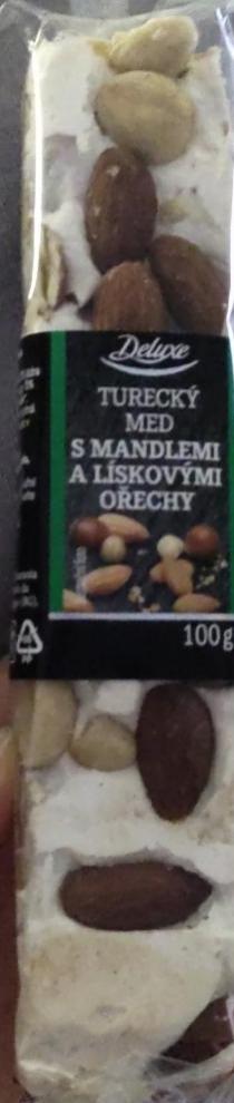 Fotografie - Turecký med s mandlemi a lískovými ořechy