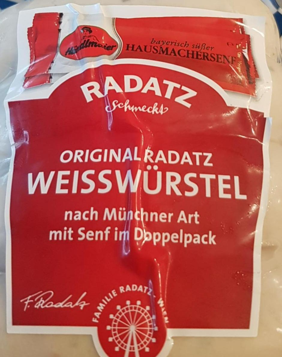 Fotografie - Original Radatz Weisswürstel Radatz Schmeckt