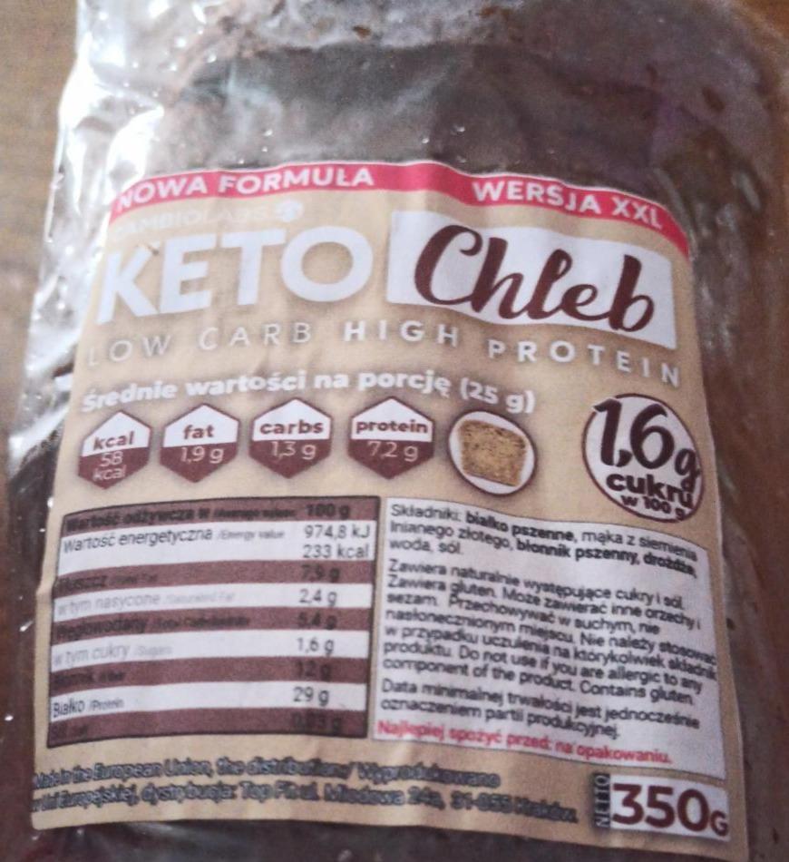 Fotografie - keto chléb Low carb high protein KETO chleb